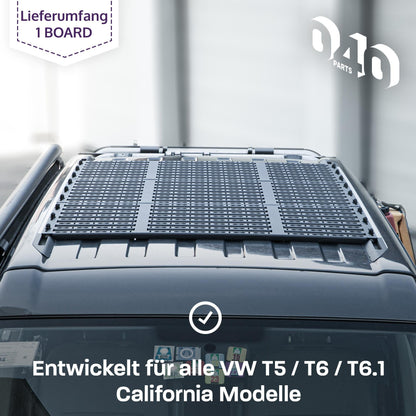 040 Parts ultra flacher Dachgepäckträger für VW T5 T6 T6.1 California damit dein Van in Tiefgaragen passt Dachträger - 040parts - 4260715845655