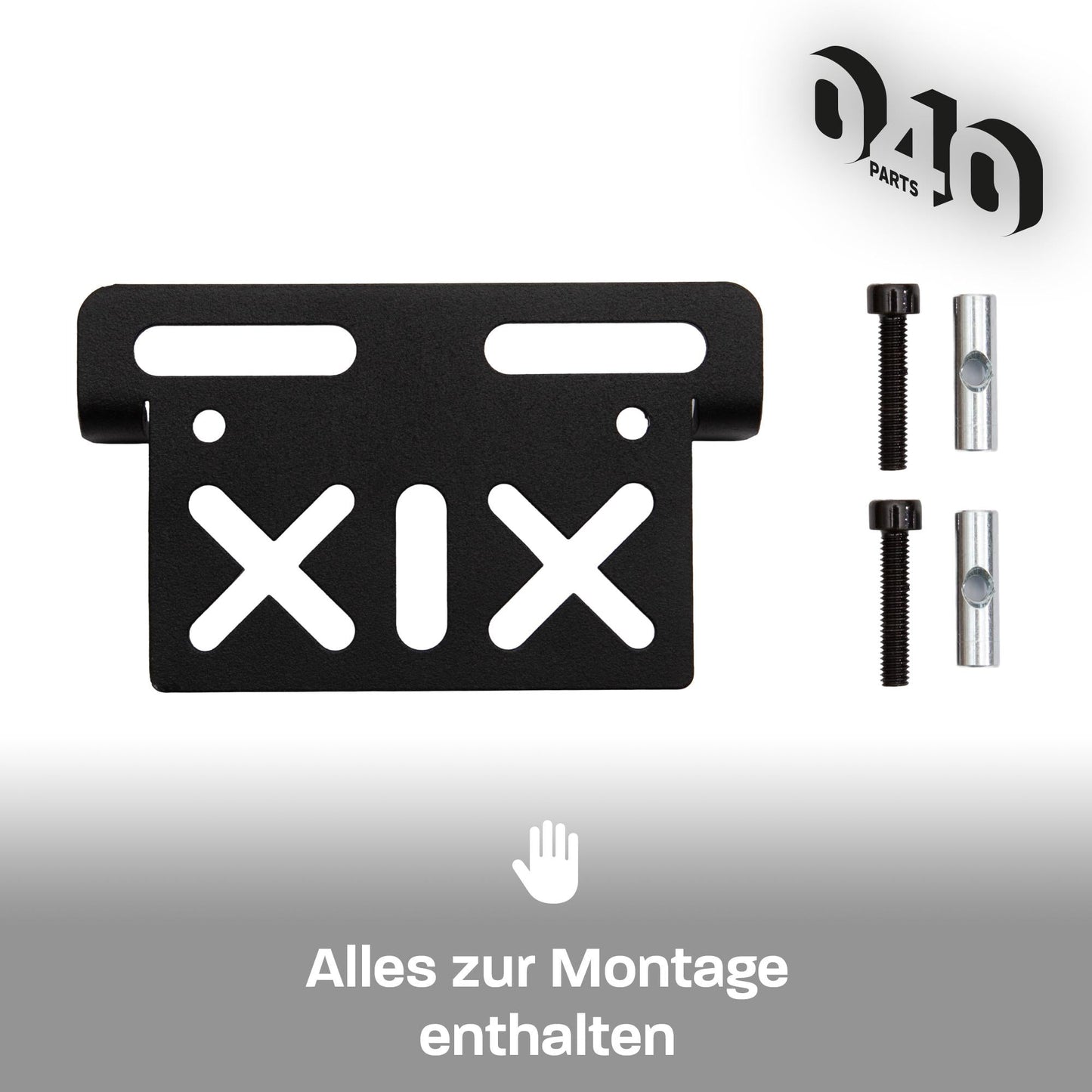 040 Parts Universelle Montageplatte für Reimo TopRail einzigartige Halteplatte Lochplatte für dein Zubehör