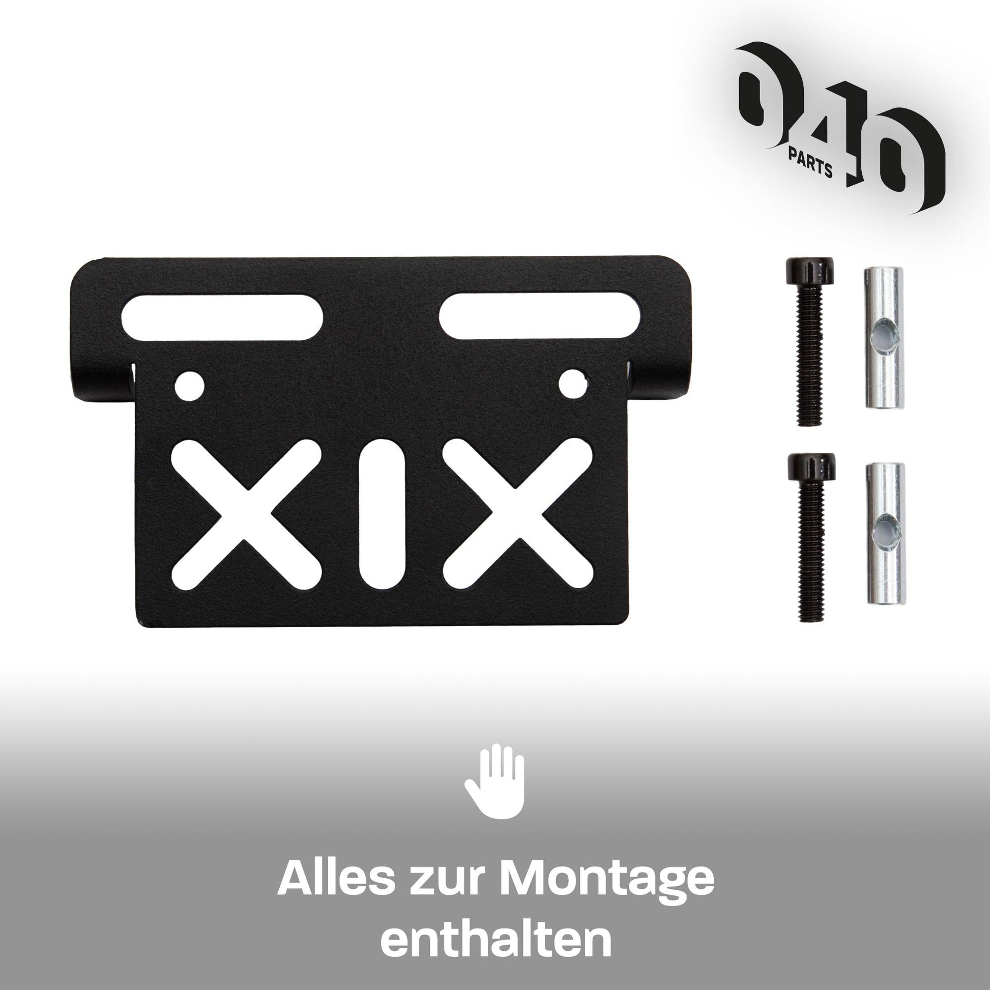 040 Parts Universelle Montageplatte für Reimo TopRail einzigartige Halteplatte Lochplatte für dein Zubehör