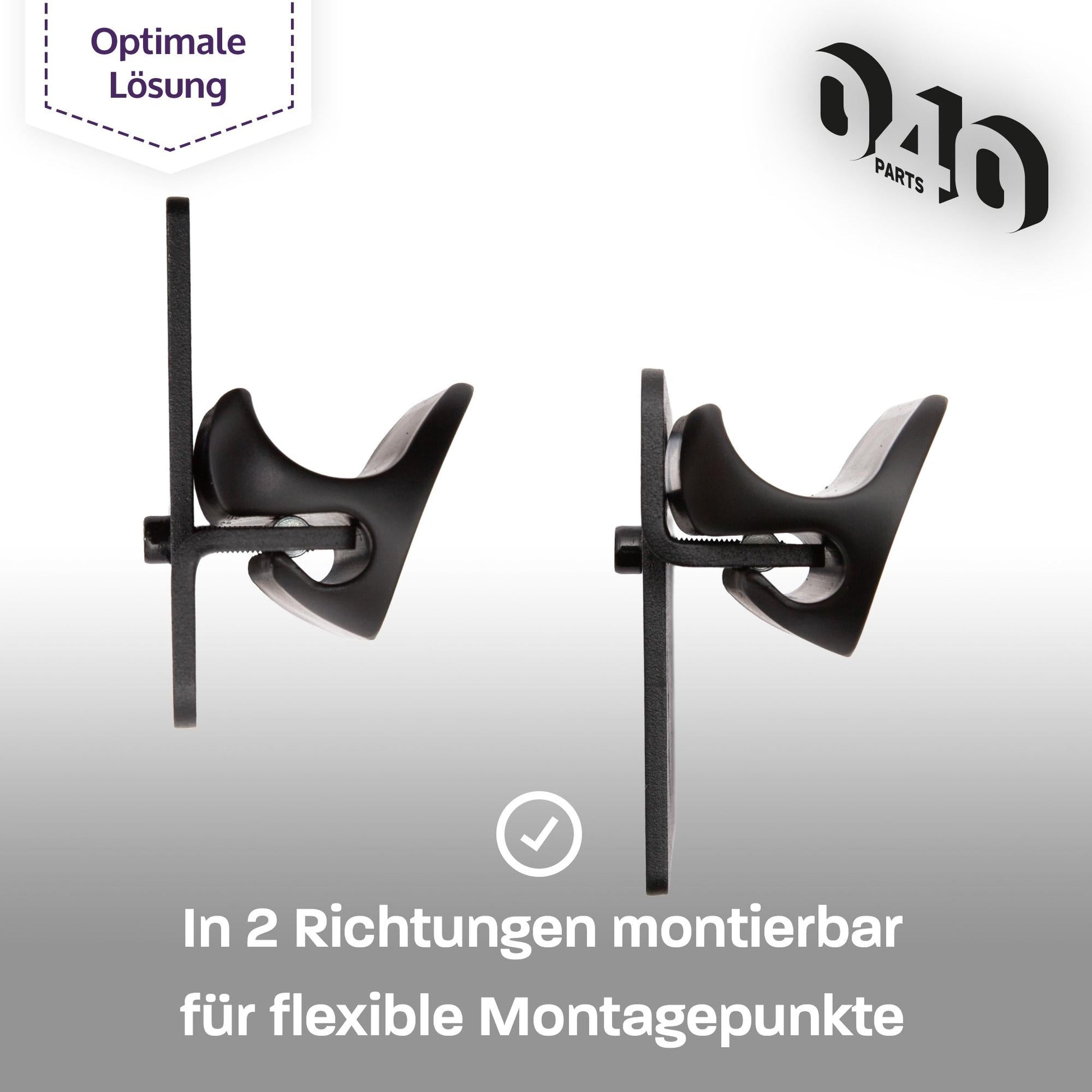 040 Parts Universelle Montageplatte für Reimo TopRail einzigartige Halteplatte Lochplatte für dein Zubehör