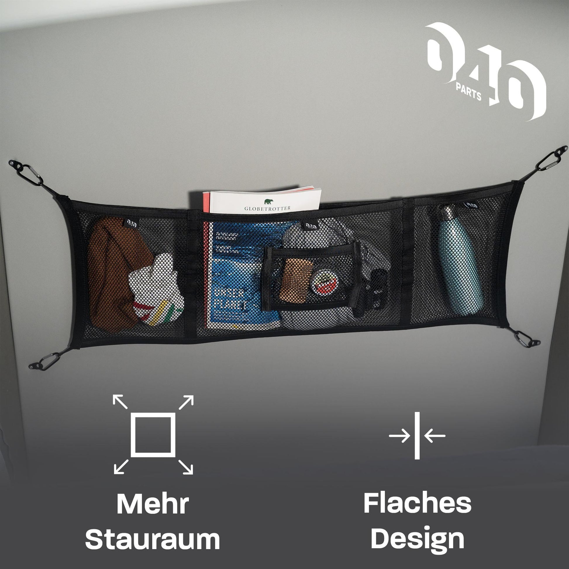 040Parts Aufbewahrungs - Netz für das Aufstelldach kompatibel mit VW T5 T6 T6.1 Multivan - 040parts - 4260715840704