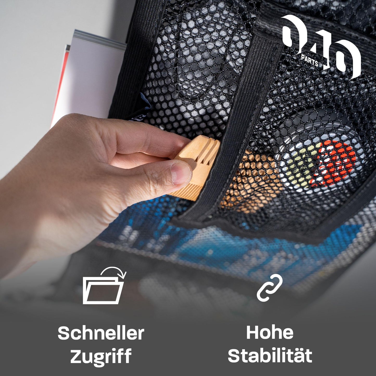 040Parts Aufbewahrungs - Netz für das Aufstelldach kompatibel mit VW T5 T6 T6.1 Multivan - 040parts - 4260715840704