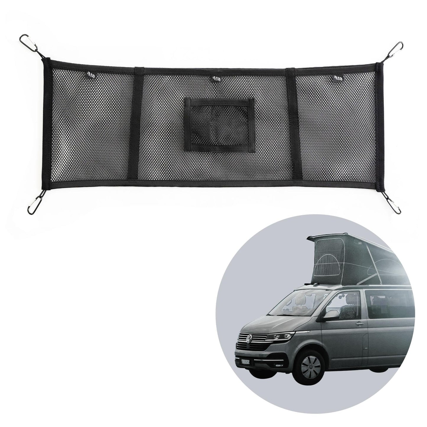 040Parts Aufbewahrungs - Netz für das Aufstelldach kompatibel mit VW T5 T6 T6.1 Multivan - 040parts - 4260715840704