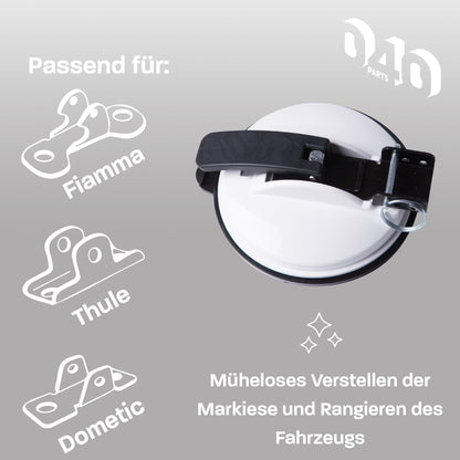 040Parts Camping Markisenhalter für Thule Fiamma Dometic Markiesen kompatibel mit VW T7 T6.1 T6 T5 - 2er Set - 040parts - 4260715844245