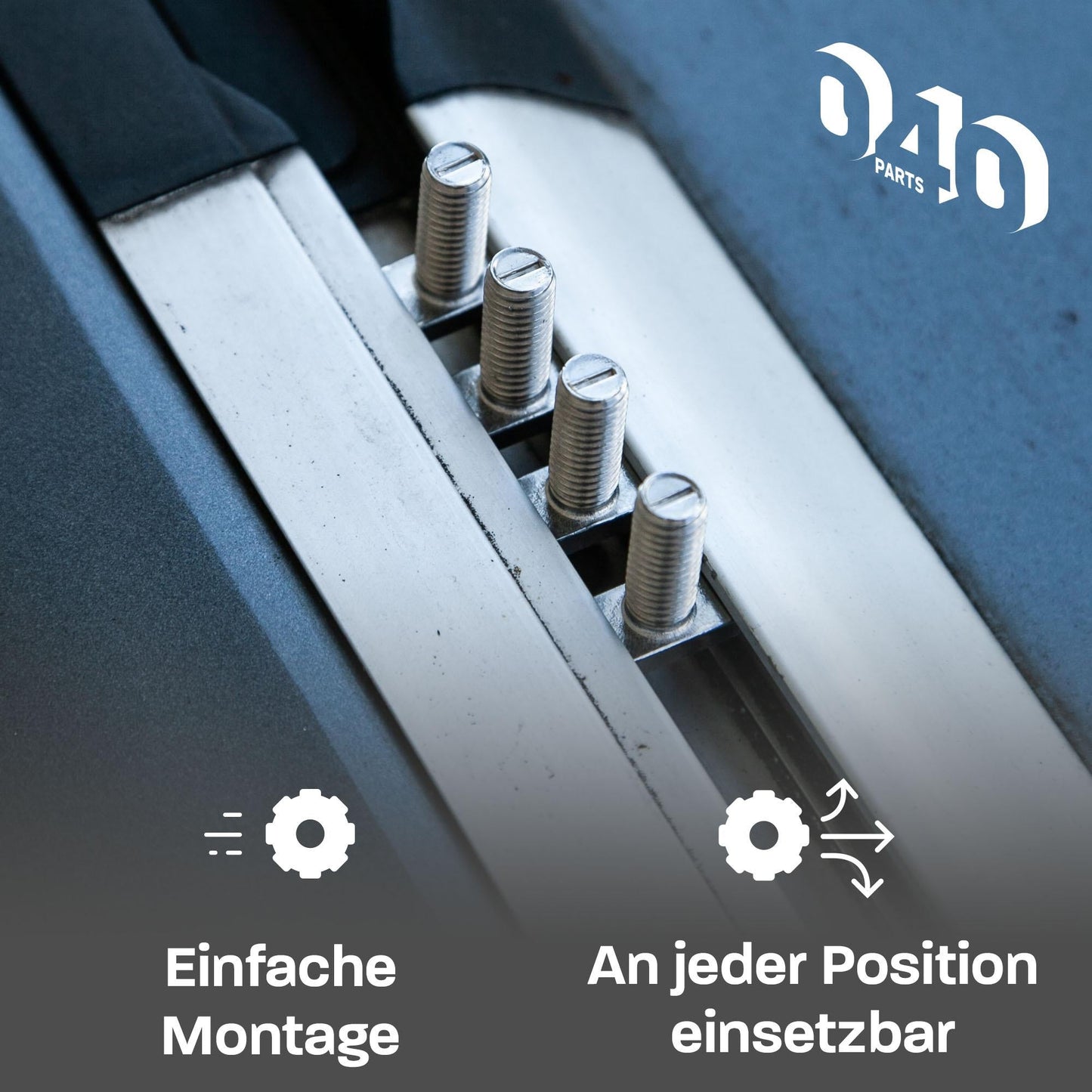 040Parts Edelstahl M8x20 T - Schraube 4er Set für Schienen mit C - Profil für VW T7 T5 T6 T6.1 und Camper T Schraube Hammerkopfschraube - 040parts - 4260715845068