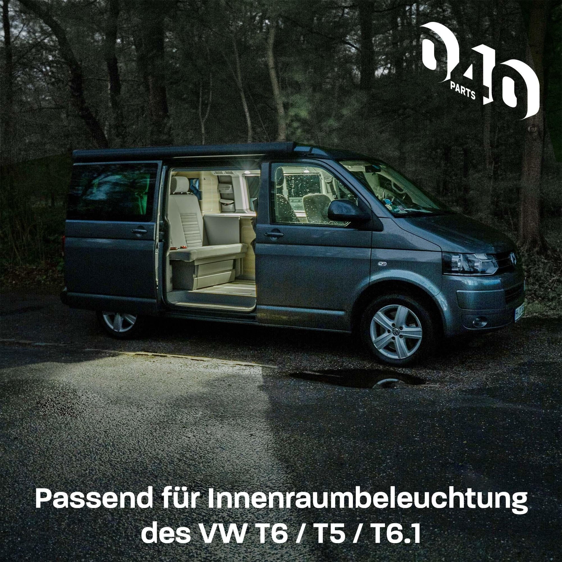 040Parts Farbfilter Set für LED Innenbeleuchtung kompatibel mit VW T6 / T5 / T6.1 auswechselbare Filterfolien für VW Leuchten im Fahrzeuginnenraum - 040parts - 4260715843903