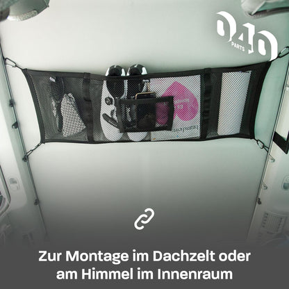 040Parts Gepäck - Netz Kombi - Aufbewahrungs - Netz für Aufstelldach und Innenraum kompatibel mit VW T5 T6 T6.1 T7 California - 040parts - 4260715844726