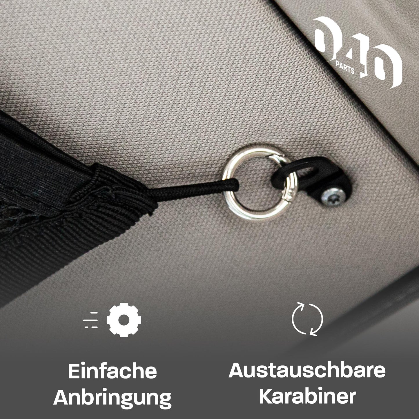 040Parts Gepäck - Netz Kombi - Aufbewahrungs - Netz für Aufstelldach und Innenraum kompatibel mit VW T7 Neuer California - 040parts - 4260715847796