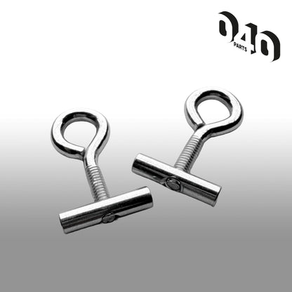 040parts Kederstopper Set 7mm mit Oesenschraube 20mm Breite M5 Gewinde Kederstein für Markisen Wohnmobil Caravan Van - 040parts - 4260715847857