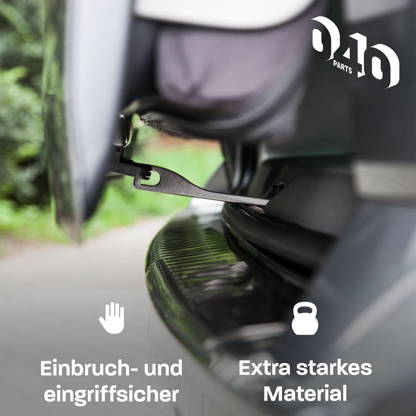 040Parts Langer Heckklappen Aufsteller 20cm kompatibel mit VW T7, T6, T5, T4 California Multivan Bulli Ocean Coast Beach Team, Golf, Caddy - 040parts - 4260715840650