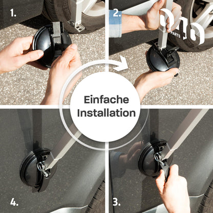 040Parts Markisenhalter Saugnapf für Thule Fiamma Dometic Markiesen kompatibel mit VW T7 T6.1 T6 T5 - 2er Set - 040parts - 4260715844252