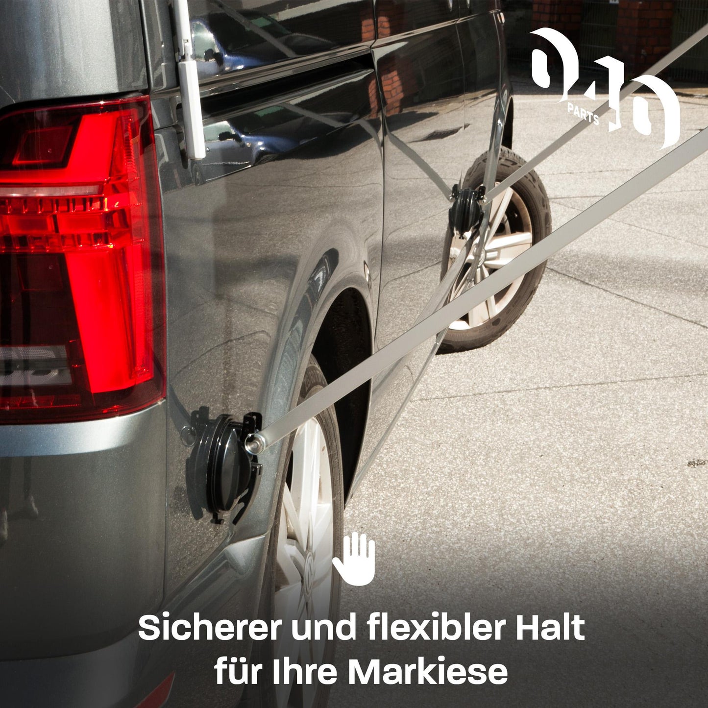 040Parts Markisenhalter Saugnapf für Thule Fiamma Dometic Markiesen kompatibel mit VW T7 T6.1 T6 T5 - 2er Set - 040parts - 4260715844252