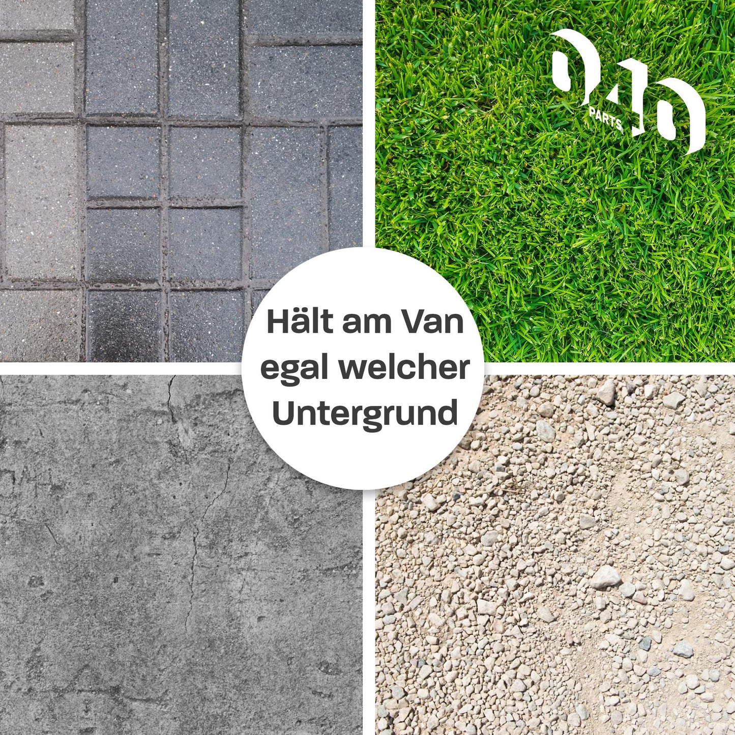 040Parts Markisenhalter Saugnapf für Thule Fiamma Dometic Markiesen kompatibel mit VW T7 T6.1 T6 T5 - 2er Set - 040parts - 4260715844252