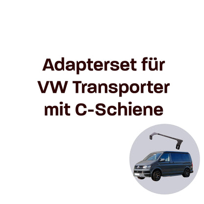 040 parts Molleboard Adapter für Transporter Multivan VW T5 T6 T6.1 mit C-Schiene am Dach Winkel