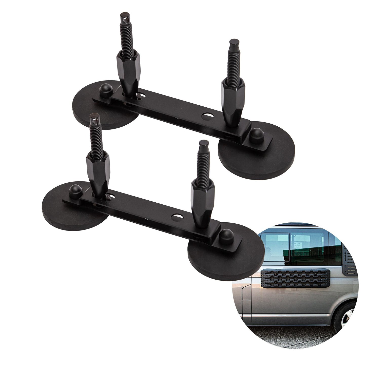 040 Parts Magnetische Halterung für Auffahrkeile und Sandbleche für Vans Camper Wohnmobile und Offroad Fahrzeuge
