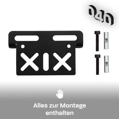 040 Parts Universelle Montageplatte für Reimo TopRail einzigartige Halteplatte Lochplatte  für dein Zubehör