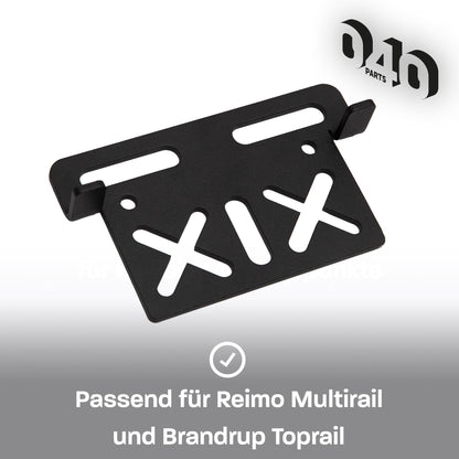 040 Parts Universelle Montageplatte für Reimo TopRail einzigartige Halteplatte Lochplatte  für dein Zubehör