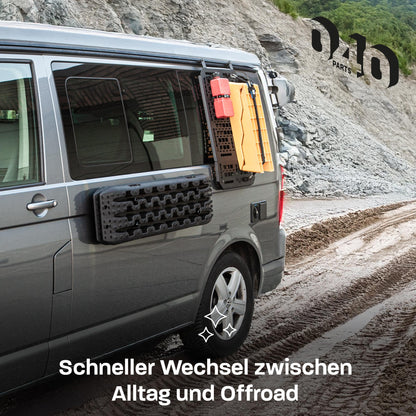 040 Parts Magnetische Halterung für Auffahrkeile und Sandbleche extra Variabel - Pro Variante auch für Maxtrax