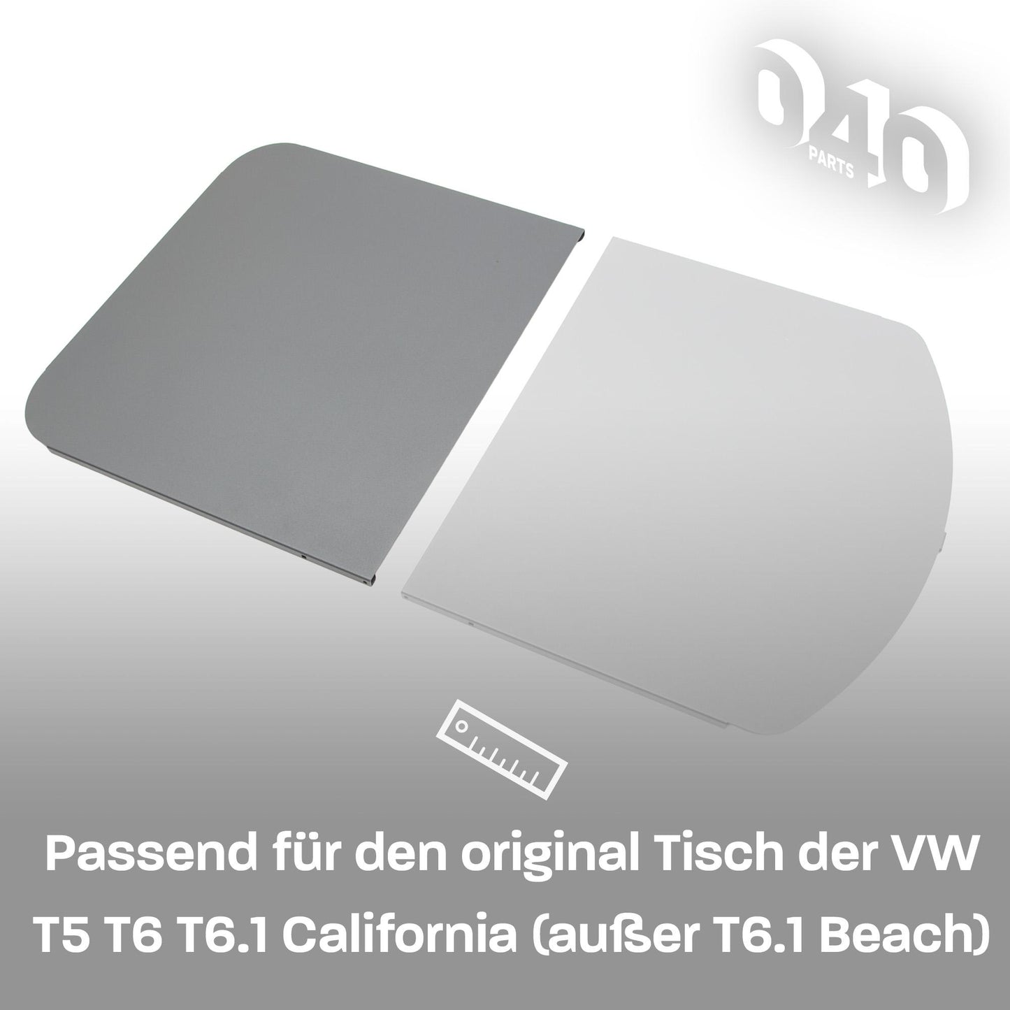040 parts table extension square side for VW T5/T6/T6.1 California stable table extension square side