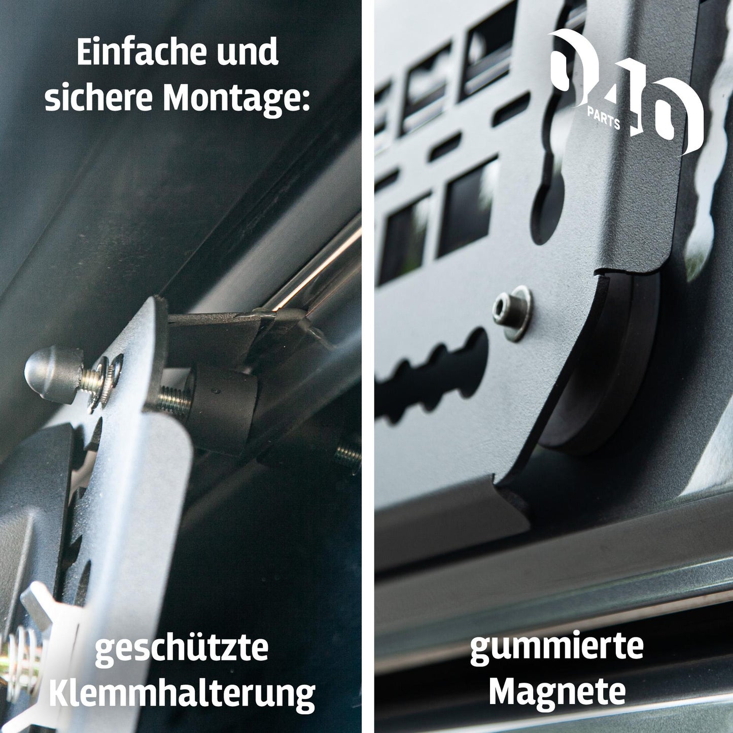 040 Parts Molle Board para VW T5 T6 T6.1 Mercedes Marco Polo o Ford Tourneo Custom y Nugget