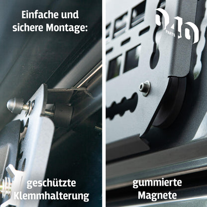 040 Parts Molle Board para VW T5 T6 T6.1 Mercedes Marco Polo o Ford Tourneo Custom y Nugget