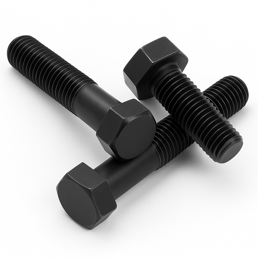 Sechskantschraube DIN 933 M10 8-8 schwarz verzinkt