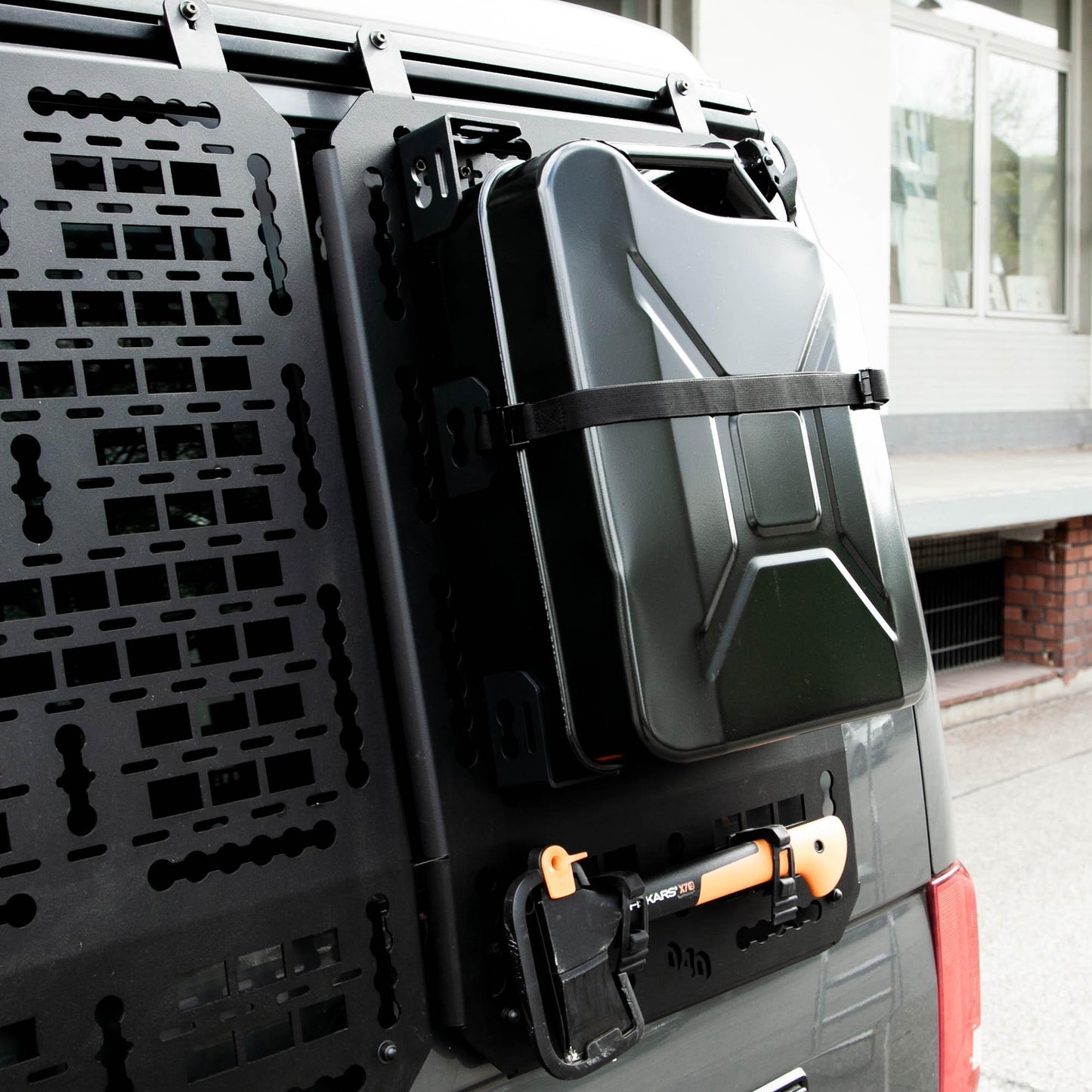 040parts Bidão de Combustível 5L em Metal - Jerricão para Gasolina & Diesel