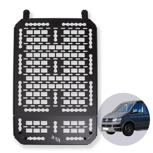 040 Parts Molle Board für VW T5 T6 T6.1 Transporter oder Multivans ohne C-Schiene Universelle Gerätehalterung