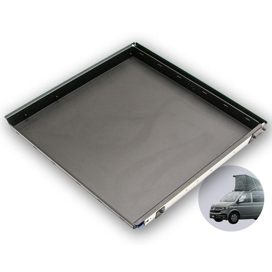B-Ware: 040 parts classic Heckauszug Schublade 750mm für T5 T6 T6.1 California (Comfortline Coast Ocean) Heckbox Gepäckauszug Schwerlastauszug Schie