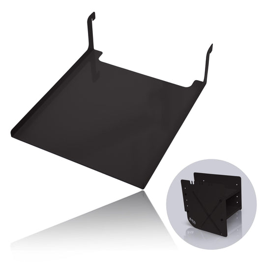 B-Ware: 040 parts Einhängetisch schwarz für das Schuhregal die perfekte Ablage Campingtisch Beistelltisch