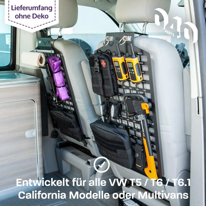 B-Ware: 040 parts Molle Board für den Fahrersitz im California Ordnungshelfer Equipmenthalter tool board für VW T5 T6 T6.1 California