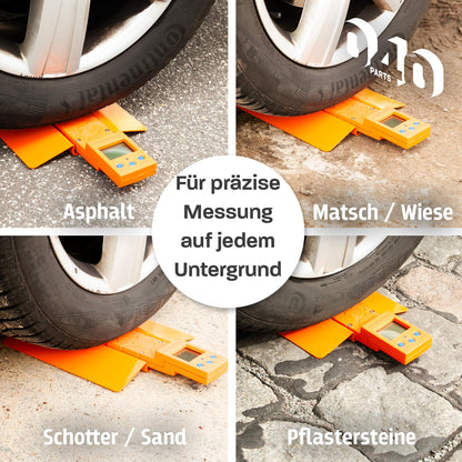 B-Ware: 040 Parts Auffahrrampe für Camper Waagen von Reich CWC, Fritz Berger, CarBest, Obelink für sichere & präzise Messungen egal welchem