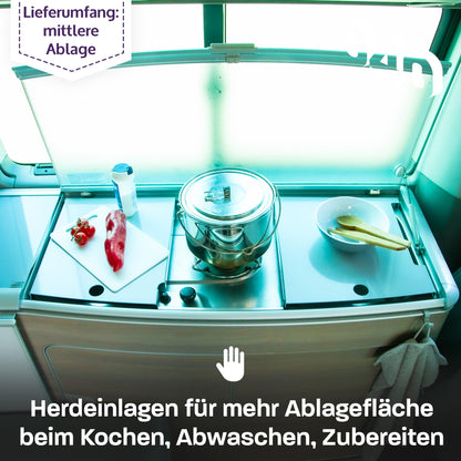 B-Ware: 040 parts Herdeinlagen mitte für VW T5 T6 T6.1 California passgenau