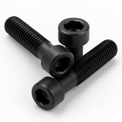 Zylinderschraube DIN 912 M10 8-8 schwarz verzinkt Innensechskant