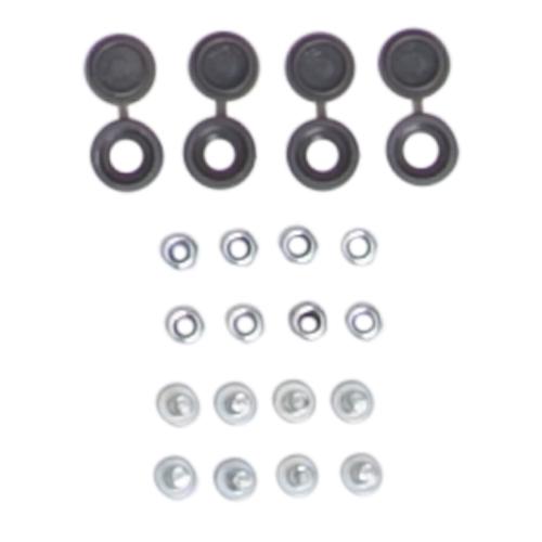 Schraubenset für 040 Parts Schuhregal Grau