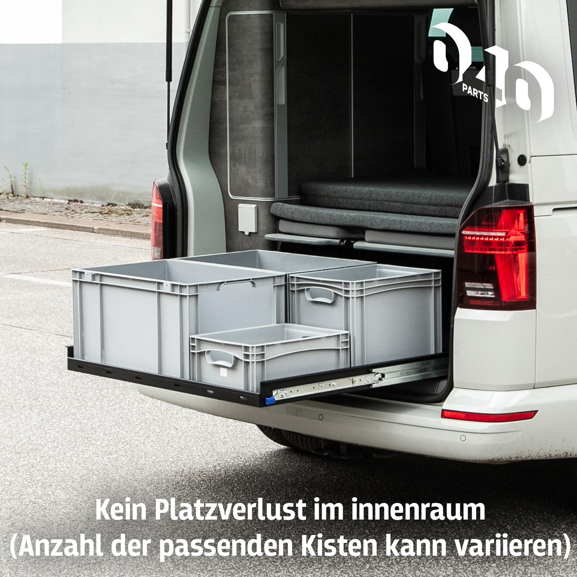B - Ware: 040 parts classic Heckauszug Schublade 700mm für T5 T6 T6.1 California (Comfortline Coast Ocean) Heckbox Gepäckauszug Schwerlastauszug Schie - 040parts - 4260715848120