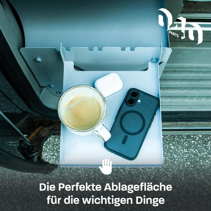 B - Ware: 040 parts Einhängetisch grau für das Schuhregal die perfekte Ablage Campingtisch Beistelltisch - 040parts - 4260715848182