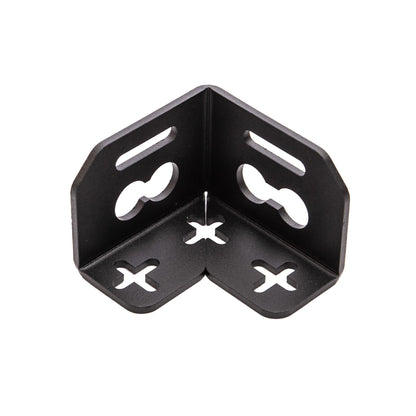 B - Ware: 040 Parts einzelne Aluminium Kofferhalterung (Ecke) für Molleboard - Universell Einsetzbar, Pulverbeschichtet, für Schwere Lasten - 040parts - 4260715848366