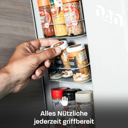 B - Ware: 040 parts Gewürzregal für T7 T5 T6 T6.1 California Ocean Coast Comfortline oder Camper Van Wohnmobil oder Küche - 040parts - 4260715848564