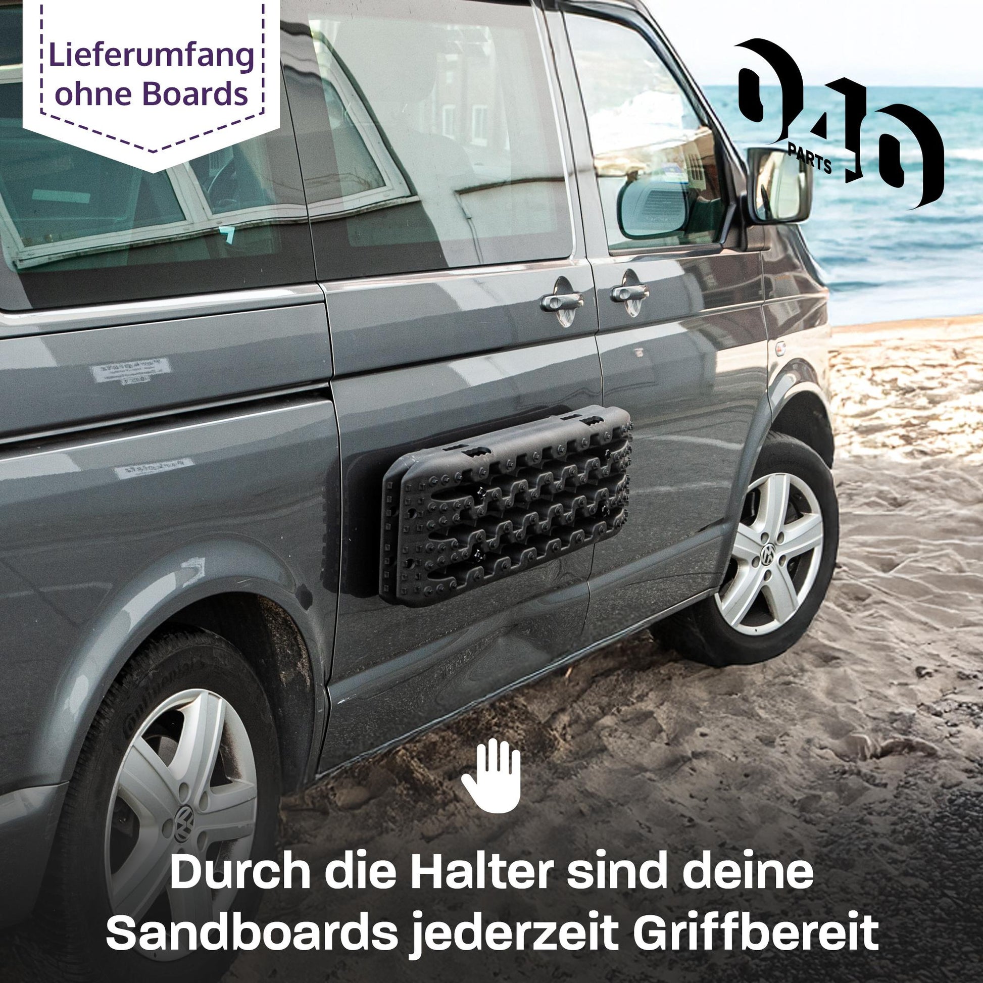 B - Ware: 040 Parts Magnetische Halterung für Auffahrkeile und Sandbleche extra Variabel - Pro Variante auch für Maxtrax