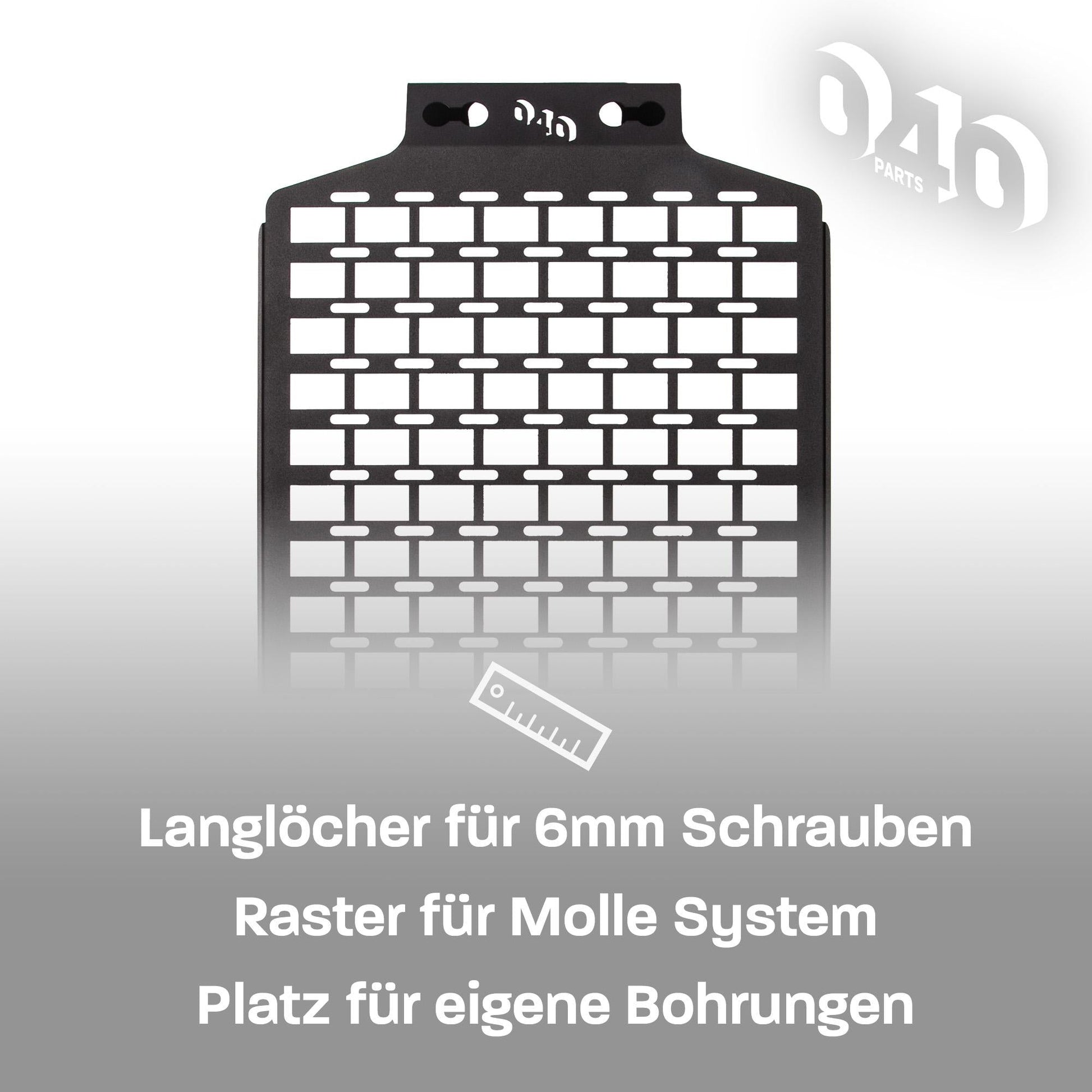 B - Ware: 040 parts Molle Board für den Beifahrersitz Ordnungshelfer Equipmenthalter tool board für VW T5 T6 T6.1 California für Mutlivans