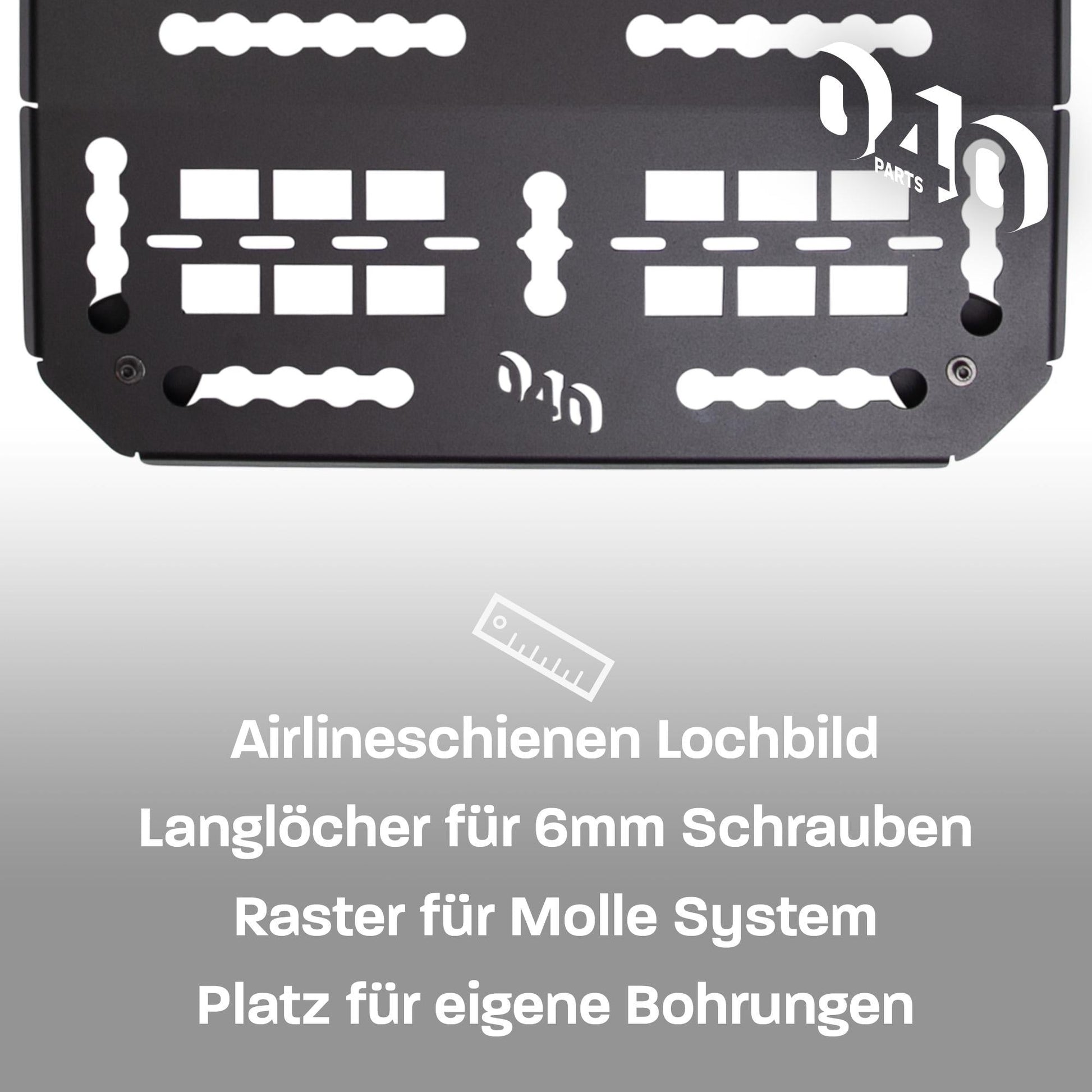 B - Ware: 040 Parts Molle Board für VW T5 T6 T6.1 California Universelle Gerätehalterung und zusätzlicher Stauraum für Camping und Outdoor
