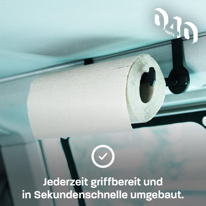 B - Ware: 040 Parts Praktischer magnetischer Küchenrollenhalter für VW T5 T6 T6.1 California - Universelle Befestigungslösung - 040parts - 4260715848144