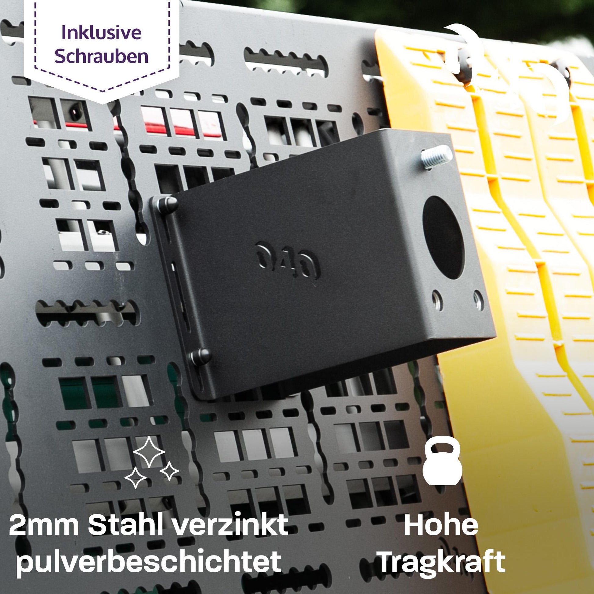 B - Ware: 040 parts Reserveradhalter für VW T5, T6 und T6.1 Ersatzreifen kompatibel mit vielen Anderen Felgen Ersatzreifen Halter Ersatzrad Ha - 040parts - 4260715848403