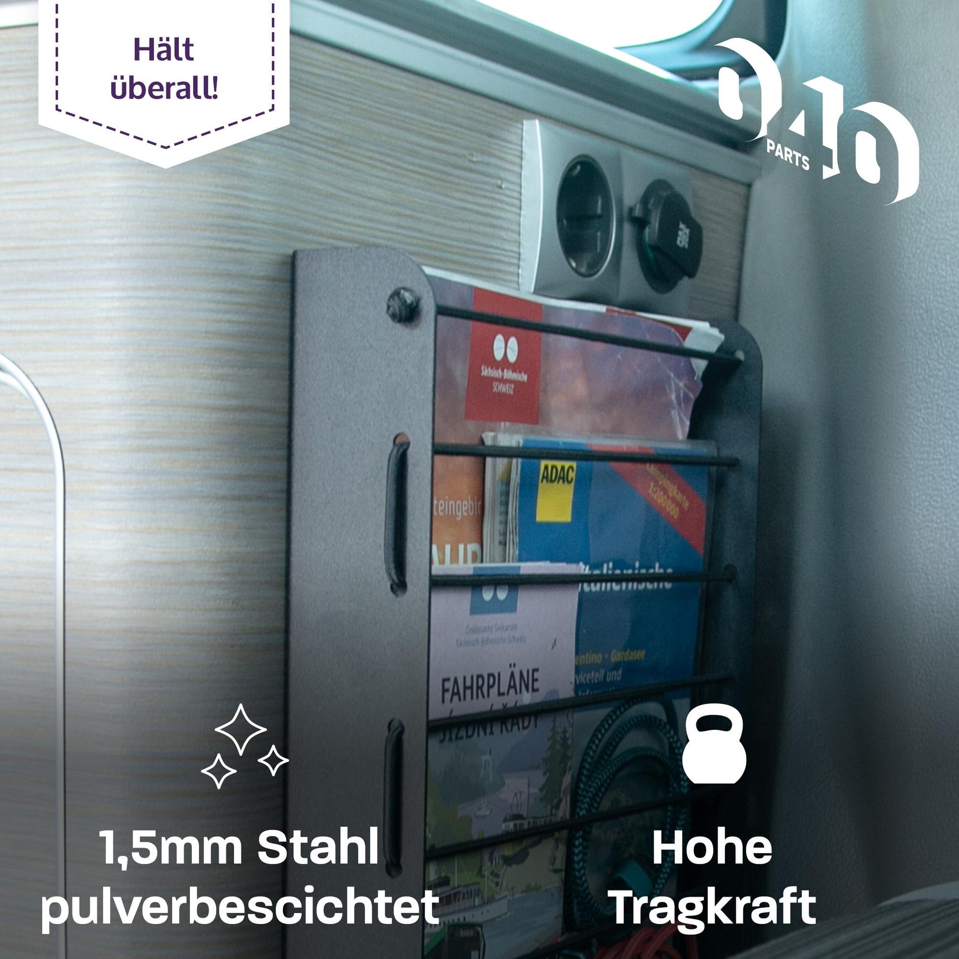 B - Ware: 040 parts Staufach Schrank Regal für VW T7 T5 T6 T6.1 California 30 x 22 cm oder Van Camper Wohnmobil Caravan Küche - 040parts - 4260715848540