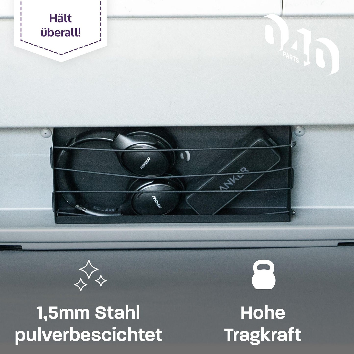 B - Ware: 040 parts Staufach Schrank Regal für VW T7 T5 T6 T6.1 California 38 x 15 cm oder Van Camper Wohnmobil Caravan Küche - 040parts - 4260715848533