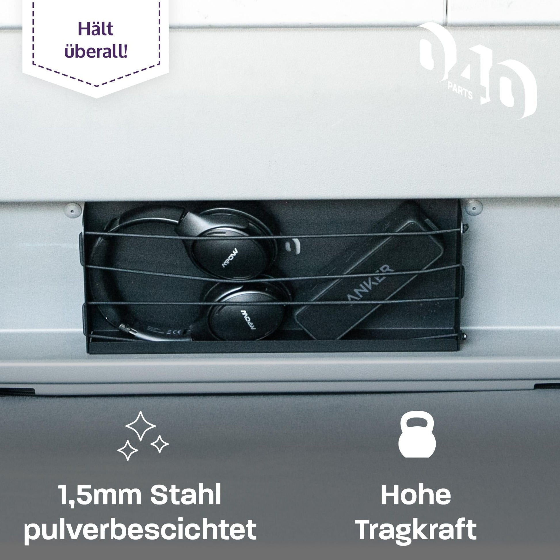 B - Ware: 040 parts Staufach Schrank Regal für VW T7 T5 T6 T6.1 California 38 x 15 cm oder Van Camper Wohnmobil Caravan Küche - 040parts - 4260715848533