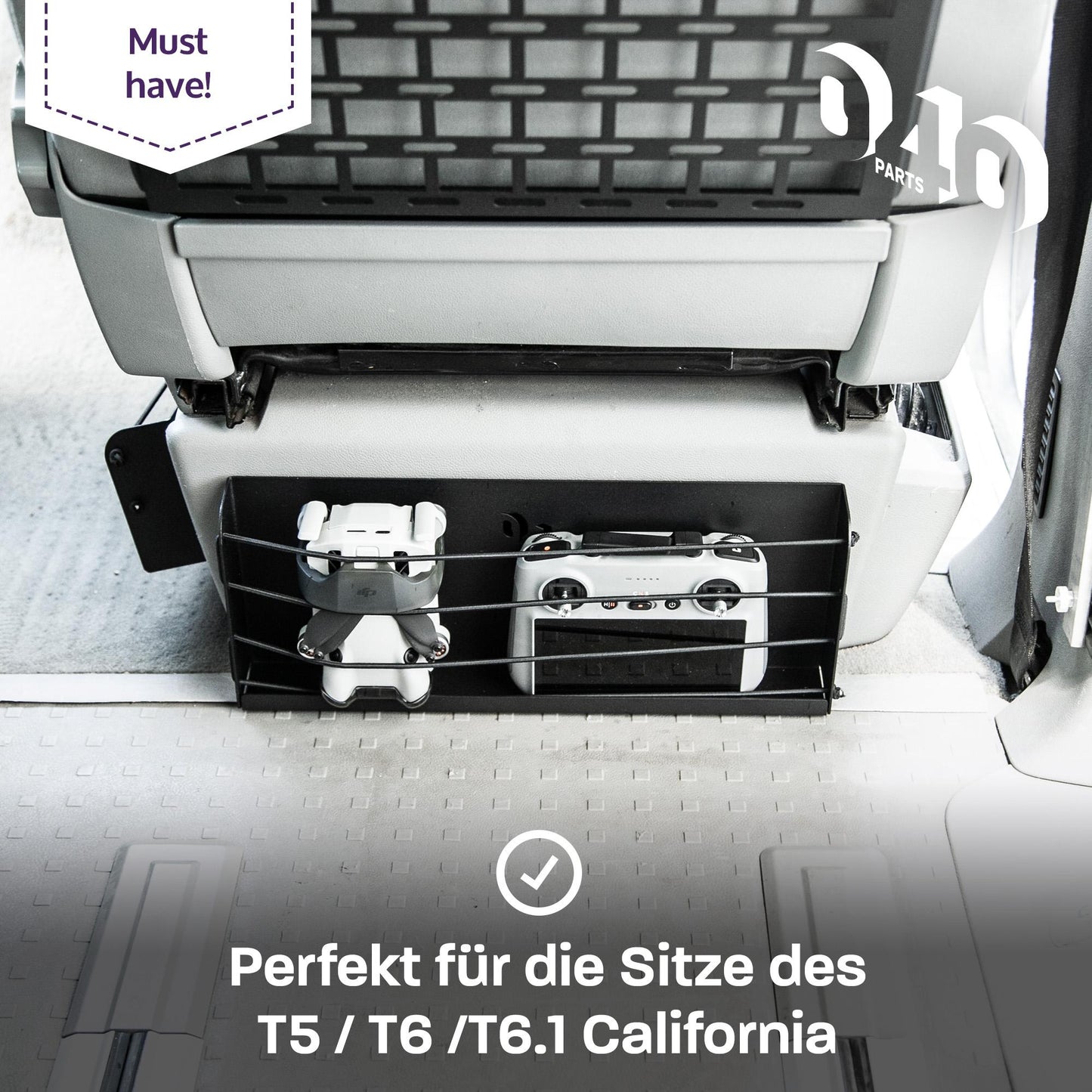 B - Ware: 040 parts Staufach Schrank Regal für VW T7 T5 T6 T6.1 California 38 x 15 cm oder Van Camper Wohnmobil Caravan Küche - 040parts - 4260715848533