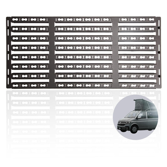 B - Ware: 040 Parts ultra flacher Dachgepäckträger für VW T5 T6 T6.1 California damit dein Van in Tiefgaragen passt Dachträger - 040parts - 4260715848588