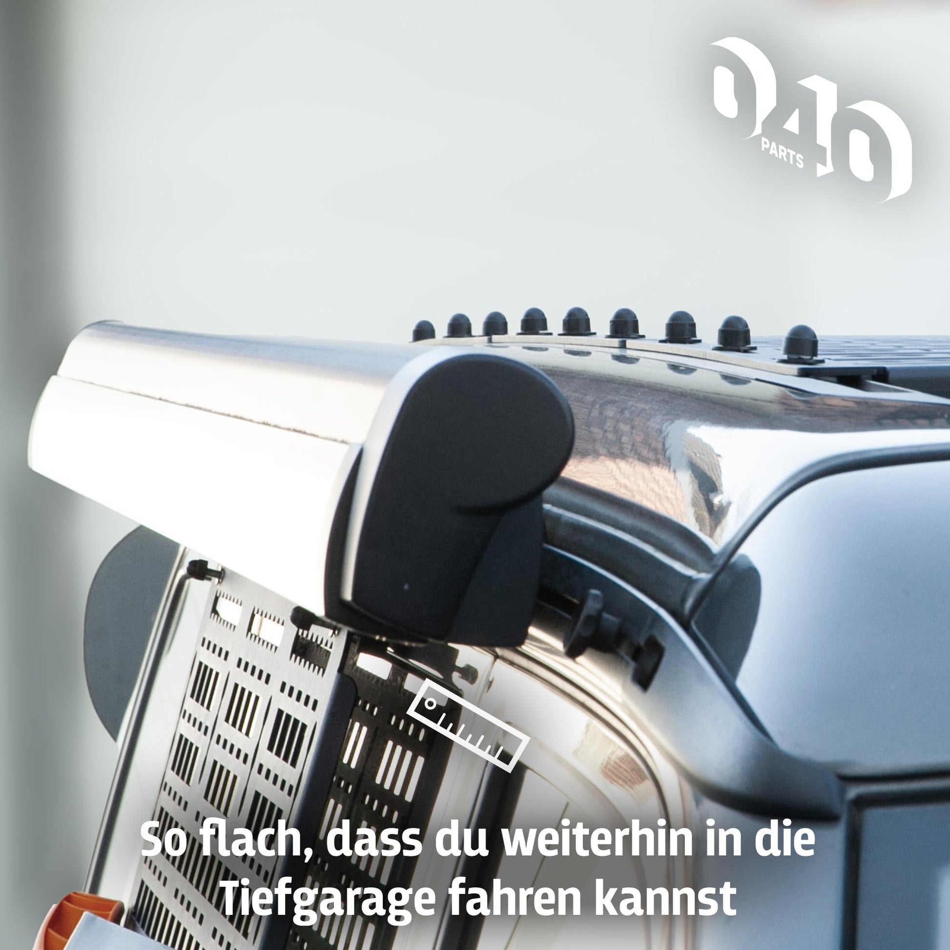 B - Ware: 040 Parts ultra flacher Dachgepäckträger für VW T5 T6 T6.1 California damit dein Van in Tiefgaragen passt Dachträger - 040parts - 4260715848588